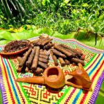 Arbeit mit Mapacho, dem Urtabak und Handhabe der Ritualpeife